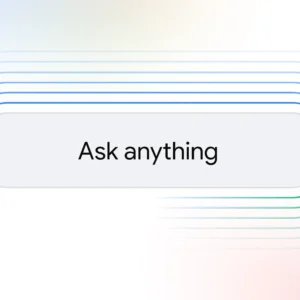 Google's AI search box